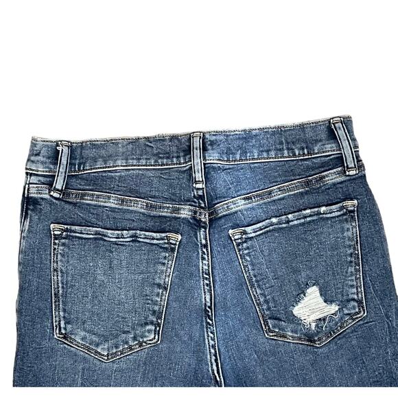 Abercrombie & Fitch Super Skinny Ankle High-Rise Distressed Jeans SZ 29/8 Short - Picture 7 of 12